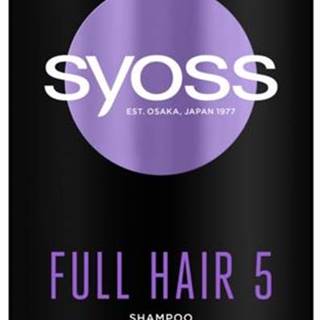 Syoss šampón Full Hair 5D