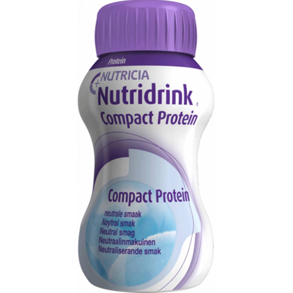 Nutricia a.s. NUTRIDRINK COMPACT PROTEIN s neutrálnou  príchuťou 24x125 ml