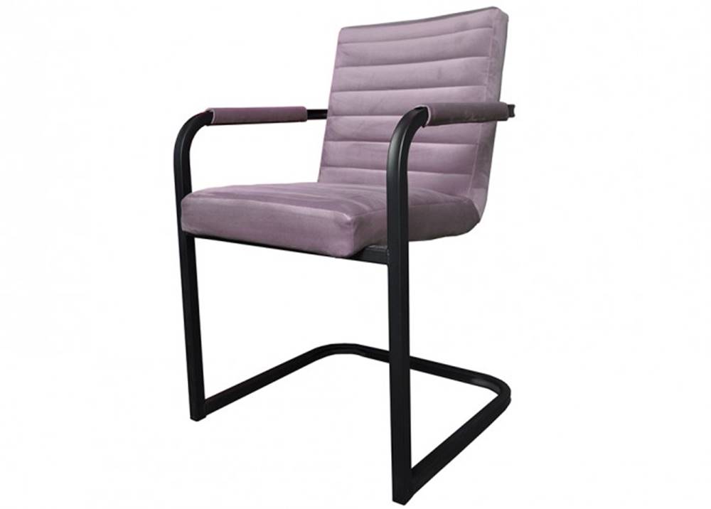 OKAY nábytok Jedálenská stolička Merenga čierna, svetlo ružová, značky OKAY nábytok