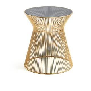La Forma Odkladací stolík v zlatej farbe Kave Home Jolene, výška 40 cm, značky La Forma