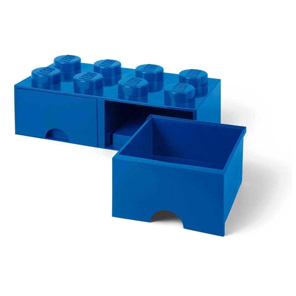 LEGO® Tmavomodrý úložný box s dvoma zásuvkami , značky LEGO®