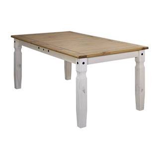 IDEA Nábytok Jedálenský stôl 178x92 CORONA biely vosk, značky IDEA Nábytok
