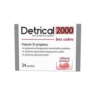 DETRICAL 2000 Vitamín D s višňovou príchuťou 24 pastiliek