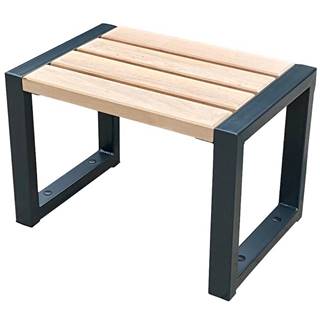 Moderná stolička bez operadla prírodné drevo