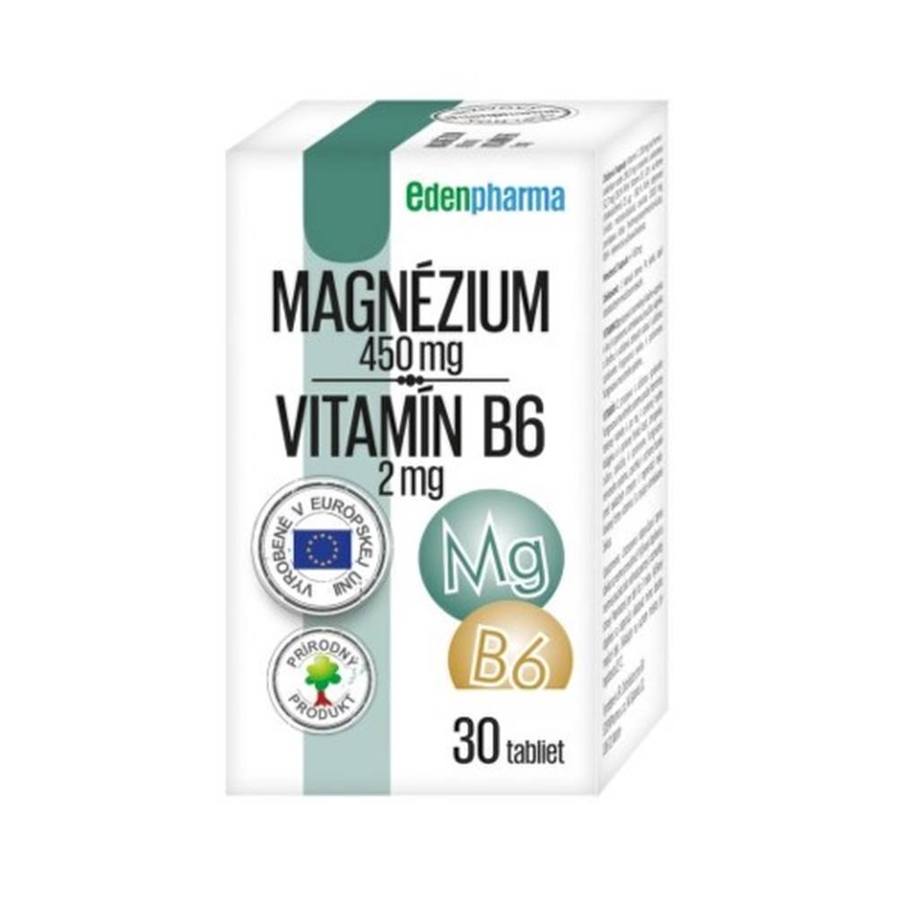 Edenpharma EDENPHARMA Magnézium + vitamín B6 30 tabliet