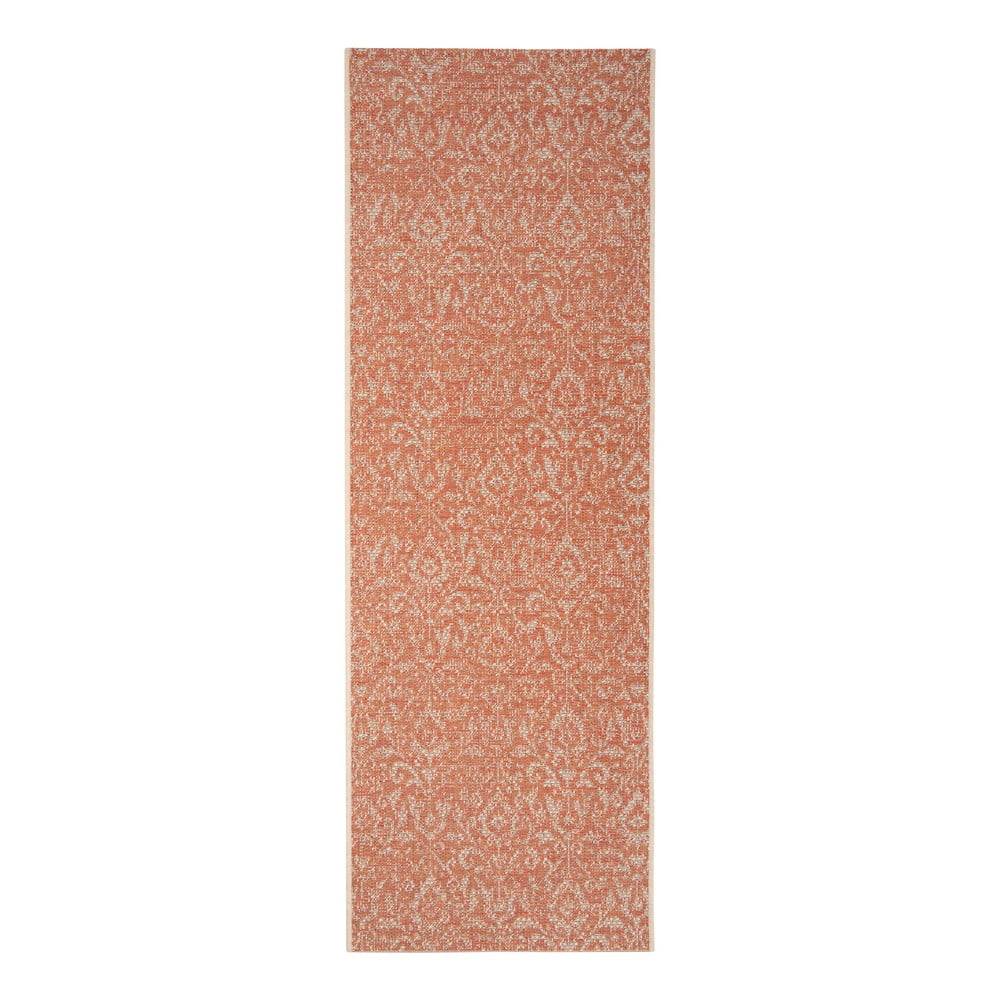 Bougari Oranžovo-béžový vonkajší koberec NORTHRUGS Hatta, 70 x 200 cm, značky Bougari