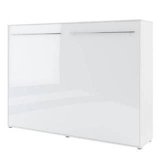 Sconto Sklápacia posteľ CONCEPT PRO CP-04 biela vysoký lesk, 140x200 cm, horizontálna, značky Sconto