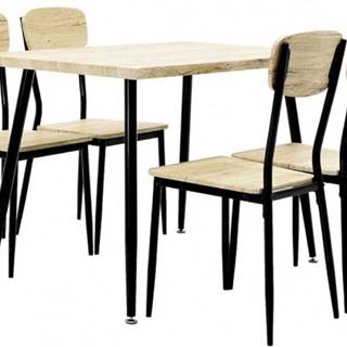 Jedálenský set Roxy - 4x stolička, 1x stôl