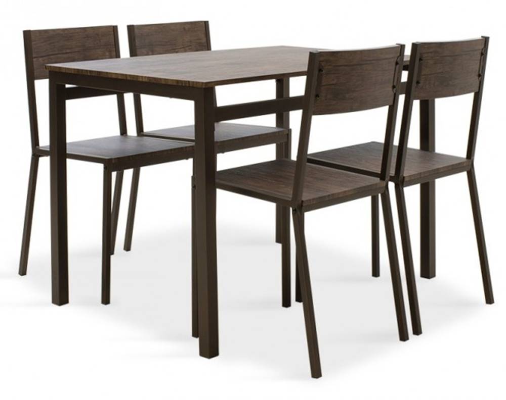 OKAY nábytok Jedálenský set Mabel - 4x stolička, 1x stôl, značky OKAY nábytok