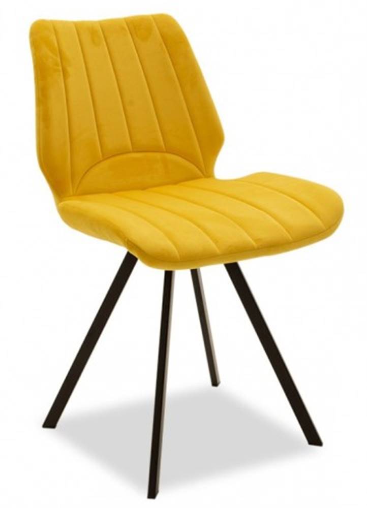 OKAY nábytok Jedálenská stolička Stacy čierna, žltá, značky OKAY nábytok