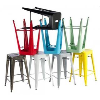 ArtD  Barová stolička Paris 66cm inšpirovaná Tolix žltá, značky ArtD