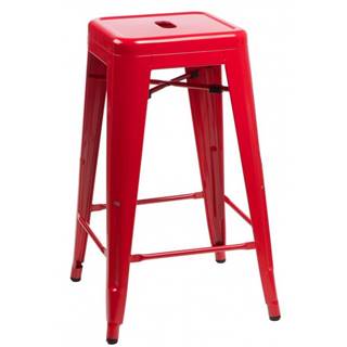 ArtD  Barová stolička Paris 75cm inšpirovaná Tolix červená, značky ArtD