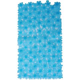 Kúpeľňová predložka kvety J-6833 68X33 modrá