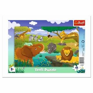 Trefl  Savana 15 dielov puzzle, značky Trefl