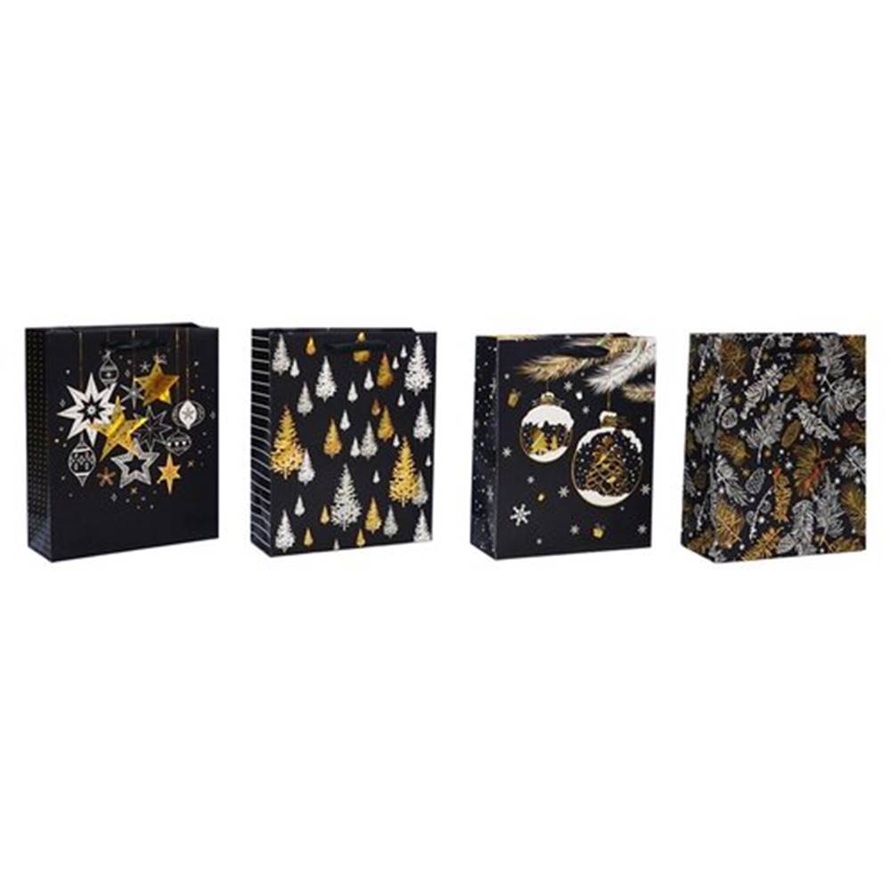 Beurer Sada vianočných darčekových tašiek 4 ks, čierna, 26 x 32 x 10 cm, značky Beurer