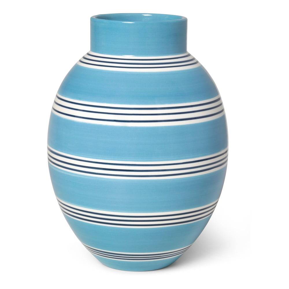 Kähler Design Modrá keramická váza  Nuovo, výška 30 cm, značky Kähler Design