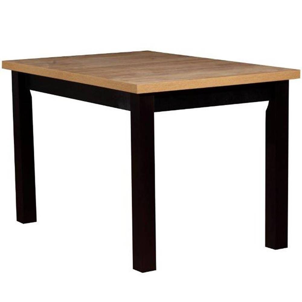 MERKURY MARKET Jedálenský stôl ST45 140x80 dub wotan / čierna, značky MERKURY MARKET