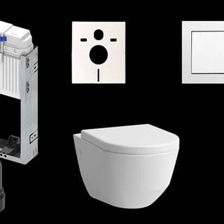 Cenovo zvýhodnený závesný WC set TECE na zamurovanie + WC Laufen Laufen Pre KMPLPROAT