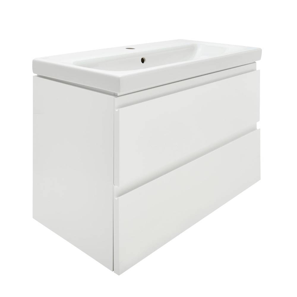 Cersanit Kúpeľňová skrinka s umývadlom  Dormo 80x37,5x62 cm biela lesk SIKONCMO002BL, značky Cersanit