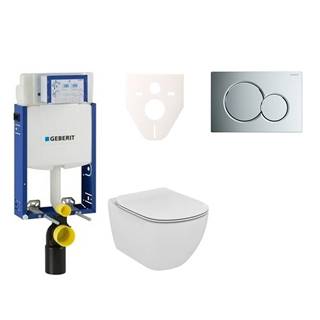 Cenovo zvýhodnený závesný WC set Geberit na zamurovanie + WC Ideal Standard Tesi