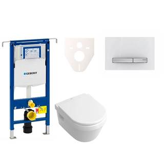 Villeroy & Boch Cenovo zvýhodnený závesný WC set Geberit do ľahkých stien / predstenová montáž + WC  Omnia Architectura, značky Villeroy & Boch