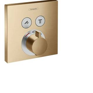 Vaňová batéria Hansgrohe Shower-Select bez podomietkového telesa kartáčovaný bronz