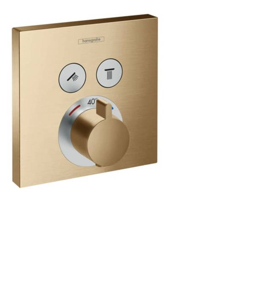 Hansgrohe Vaňová batéria  Shower-Select bez podomietkového telesa kartáčovaný bronz, značky Hansgrohe