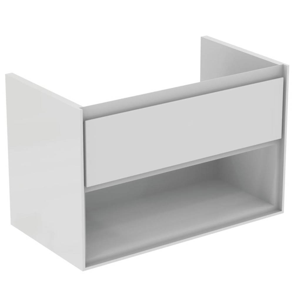 Ideal Standard Kúpeľňová skrinka pod umývadlo  Connect Air 80x44x51,7 cm v kombinácii hnedá mat / biela mat E0827VY, značky Ideal Standard
