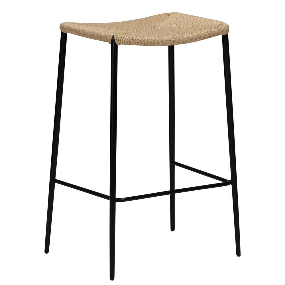DAN-FORM Denmark Béžová prírodná barová stolička  Stiletto, výška 68 cm, značky DAN-FORM Denmark