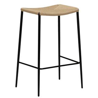 DAN-FORM Denmark Béžová prírodná barová stolička  Stiletto, výška 68 cm, značky DAN-FORM Denmark