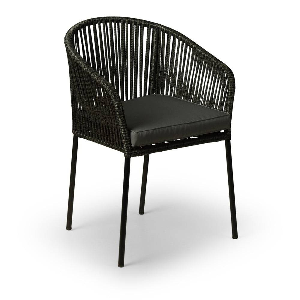 Bonami Selection Súprava 2 čiernych záhradných stoličiek  Trapani, značky Bonami Selection