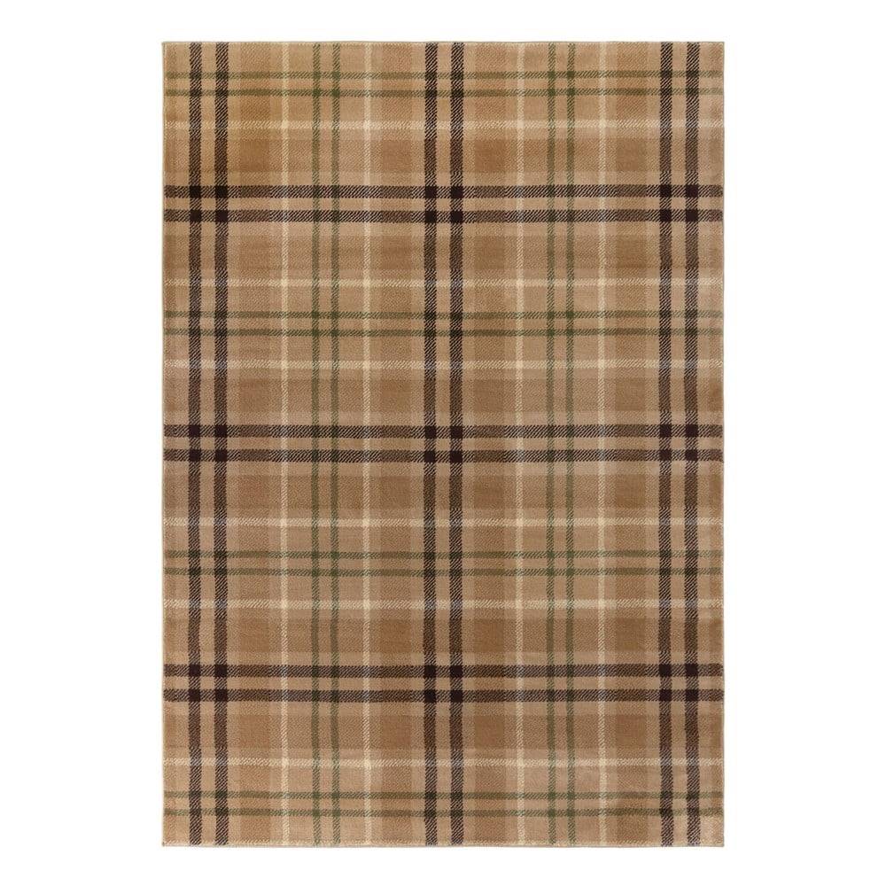 Flair Rugs Hnedý koberec  Highland, 120 x 170 cm, značky Flair Rugs