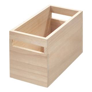 iDesign Úložný box z dreva paulownia  Eco Wood, 12,7 x 25,4 cm, značky iDesign