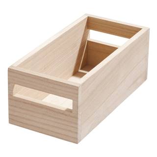 iDesign Úložný box z dreva paulownia  Eco Handled, 12,7 x 25,4 cm, značky iDesign