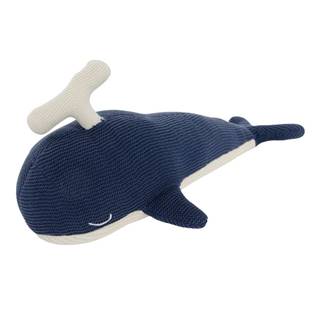 Kindsgut Modro-biela maznacia hračka  Whale, značky Kindsgut