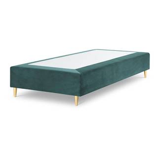 Cosmopolitan Design Tyrkysová zamatová jednolôžková posteľ Milo Casa Lia, 90 x 200 cm, značky Cosmopolitan Design