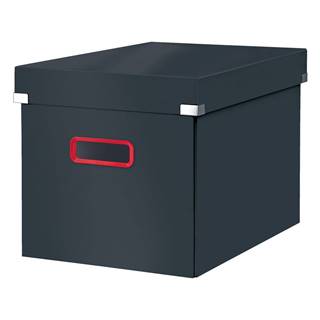 Leitz Čierny kartónový úložný box s vekom Click&Store - , značky Leitz