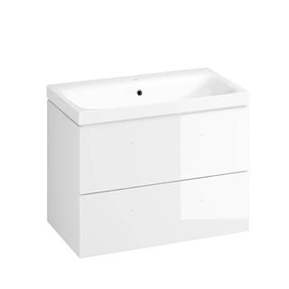 Cersanit Kúpeľňová skrinka s umývadlom  Medley 80x61.5x45 cm biela lesk S801-351-DSM, značky Cersanit