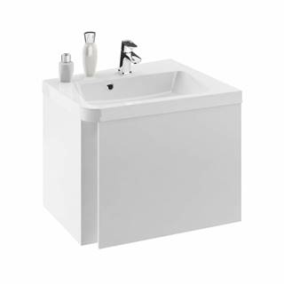 Kúpeľňová skrinka pod umývadlo Ravak 10° 55x49 cm biela