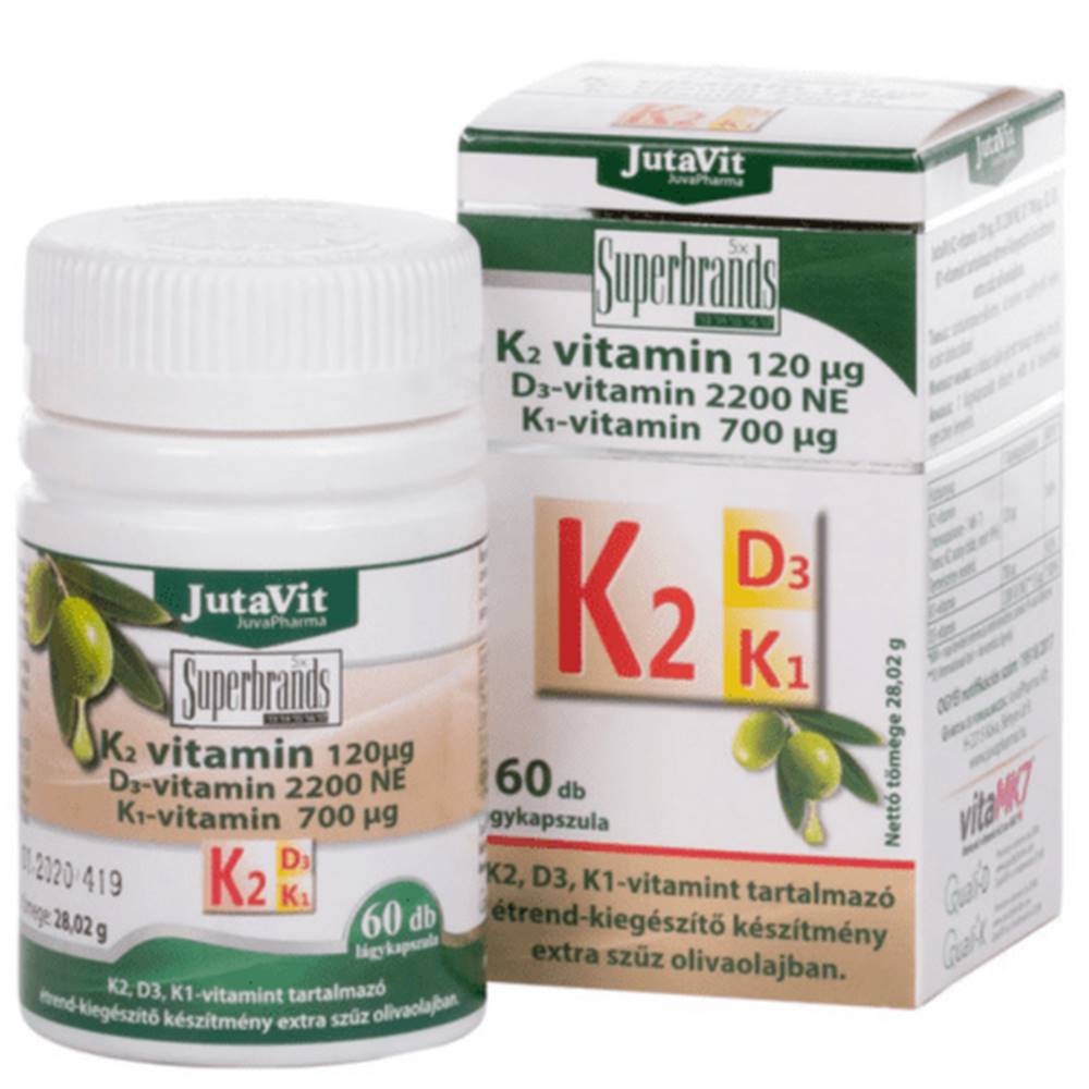 JUTAVIT Vitamín K2 120 µg, ...