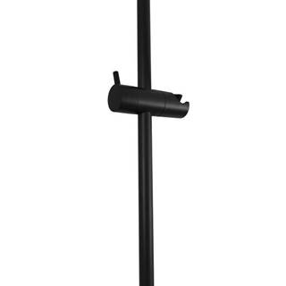 Sprchová tyč RAV SLEZÁK s držiakom sprchy čierna matná PD0015CMAT