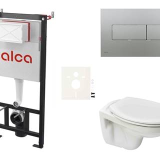 Cenovo zvýhodnený závesný WC set Alca do ľahkých stien / predstenová montáž + WC S-Line S-line Pre