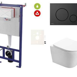 SAT Cenovo zvýhodnený závesný WC set  do ľahkých stien / predstenová montáž + WC  Infinitio SIKOSSIN68K, značky SAT