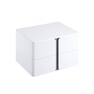 Kúpeľňová skrinka pod dosku Ravak Balance 80x50x46 cm biela lesk