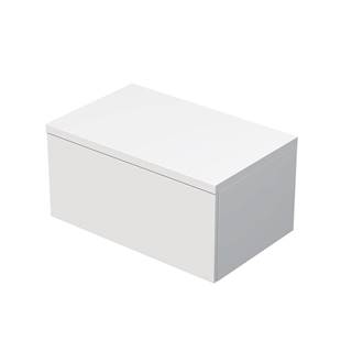 Kúpeľňová skrinka pod umývadlo na desku Naturel Ratio 80x39,6x50 cm biela mat