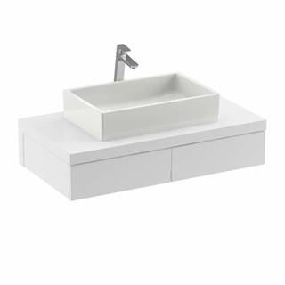 Kúpeľňová skrinka pod umývadlo Ravak Formy 120x55 cm biela