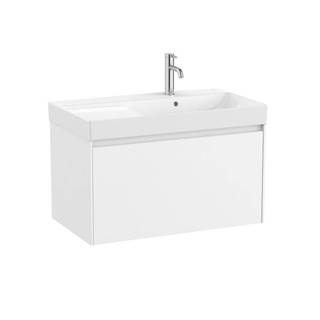 Kúpeľňová skrinka s umývadlom Roca ONA 80x50,5x46 cm biela mat ONA801ZBMP