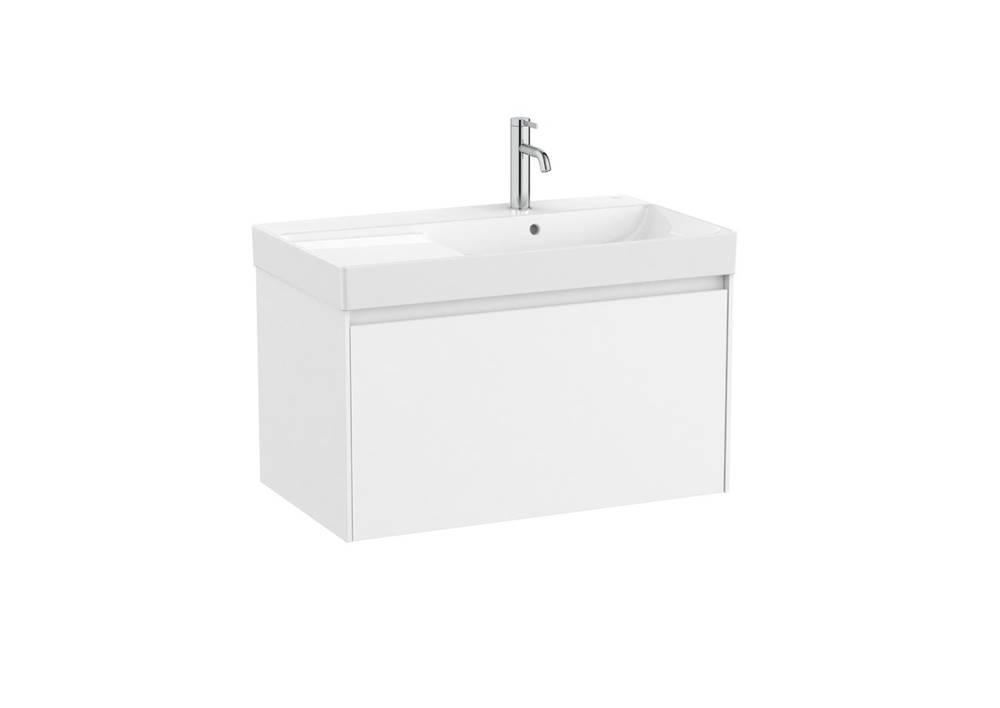 Roca Kúpeľňová skrinka s umývadlom  ONA 80x50,5x46 cm biela mat ONA801ZBMP, značky Roca