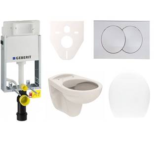 Cenovo zvýhodnený závesný WC set Geberit na zamurovanie + WC S-Line