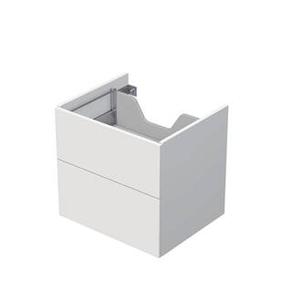 Kúpeľňová skrinka pod dosku se 2 zásuvkami Naturel Ratio 60x56x50 cm biela mat